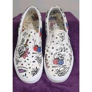 VANS Unisex Skater Shoes U-Color "Born to Lose" Men’s Size 11 Off The Wall